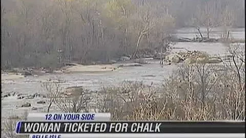 POLICE TICKET WOMAN FOR KID'S CHALK DRAWINGS