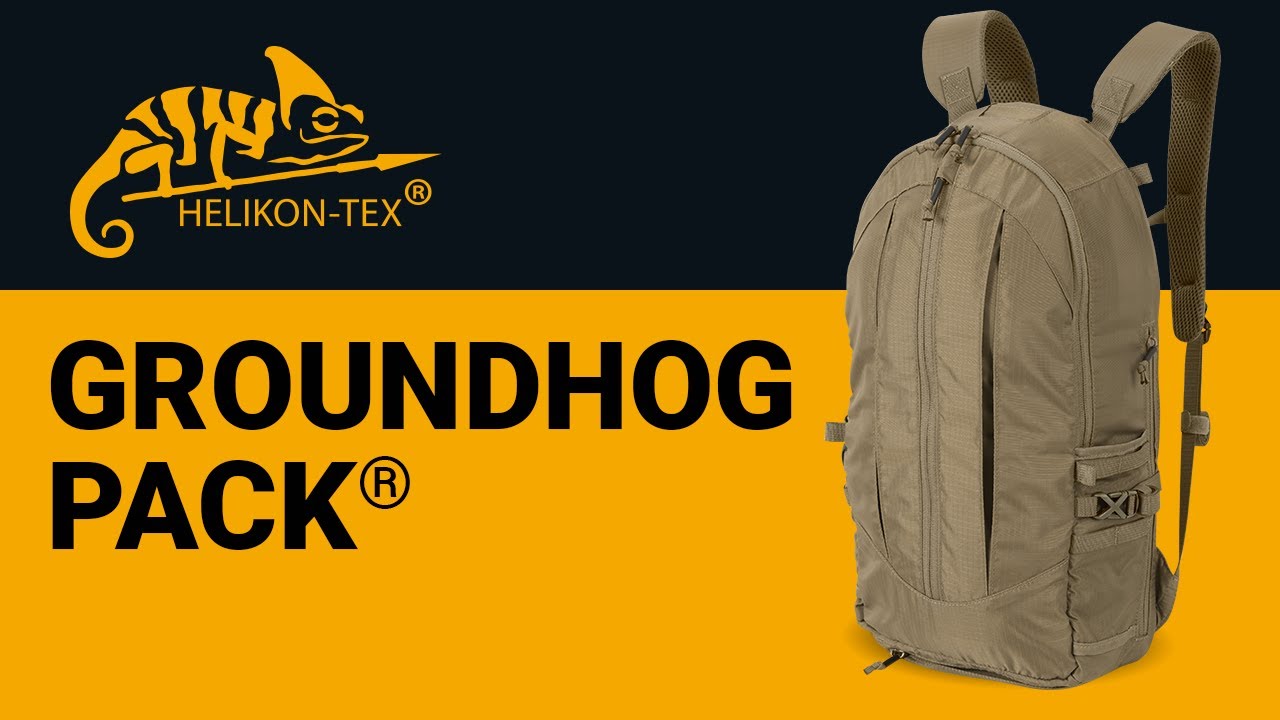 Демонстрация ключевых особенностей дизайна рюкзака Helikon-Tex Groundhog Pack