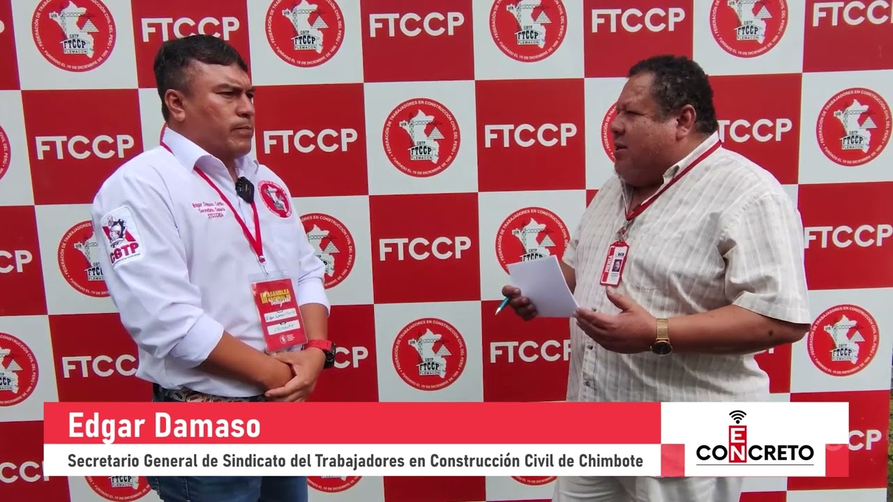 EDGAR DAMASO EN LA IV ASAMBLEA NACIONAL DE DELEGADOS DE LA FTCCP