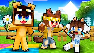 MEU PRIMEIRO DIA na CRECHE dE BEBÊS ANIMAIS no Minecraft