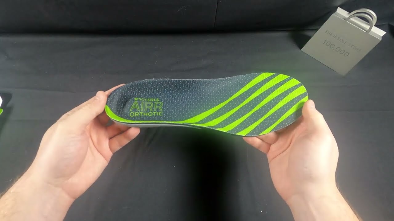 Sof Sole Airr Orthotic Insoles: Product Highlights @TheInsoleStore