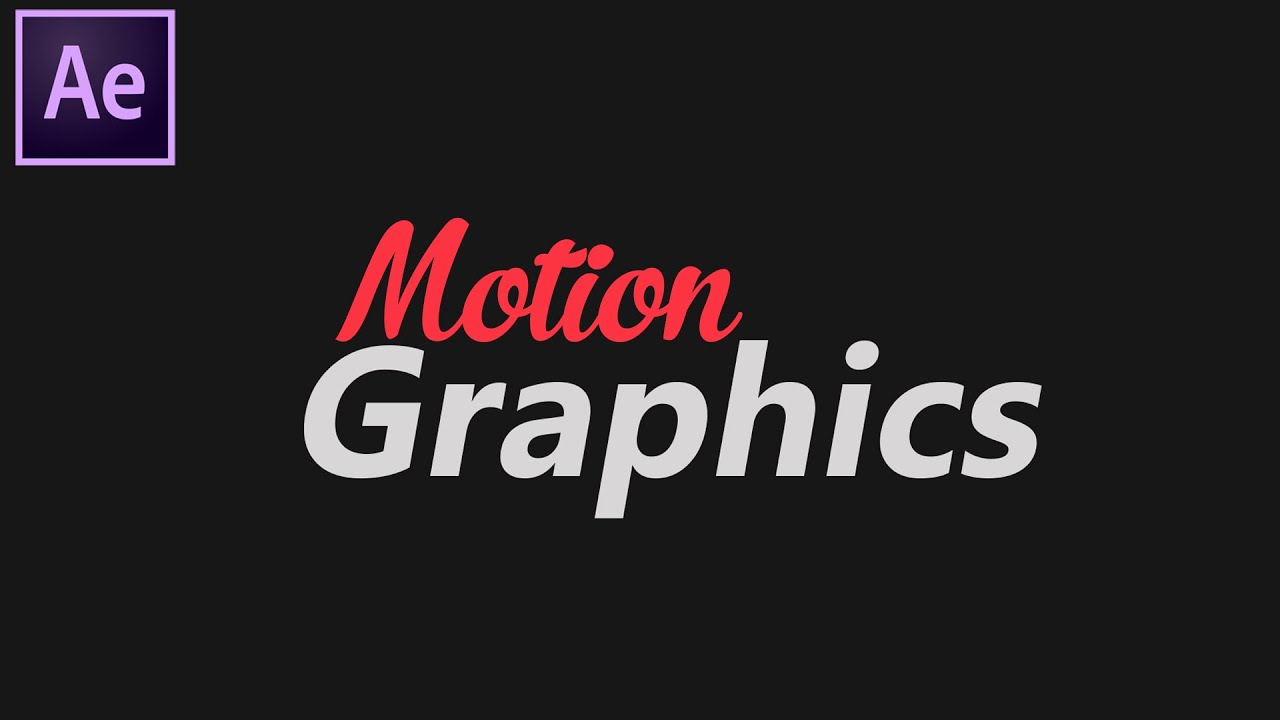 Smooth Text Animation in After Effects - After Effects Tutorial ...