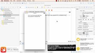 iOS Swift Development Tips and Tricks : UILabel and UIButton - Word Wrap and Text Alignment