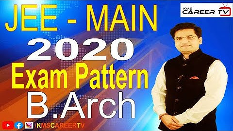 JEE main exam pattern for B.Arch
