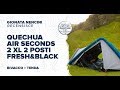 Recensione: Tenda Quechua Air Seconds 2 Xl Fresh&Black - 2 posti