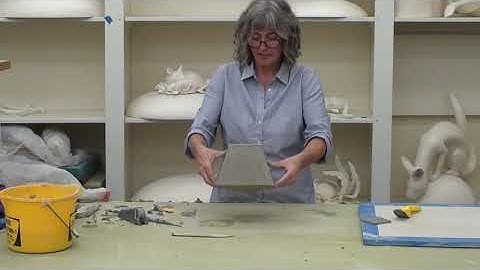 How to Slab Build Geometric Shapes with Clay: Part 2