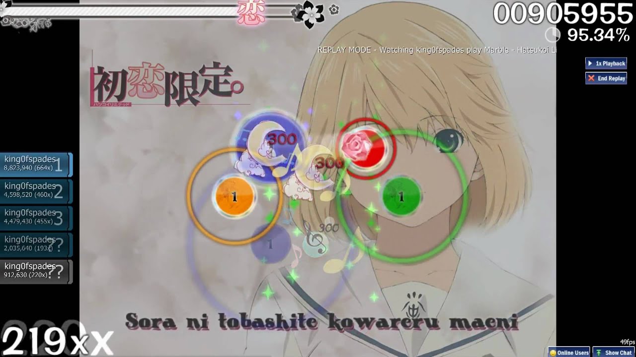 Download Osu Marble Hatsukoi Limited Hard Jump Youtube For Free Get Wallpaper Osu Marble Hatsukoi Limited Hard Jump Youtube For Free