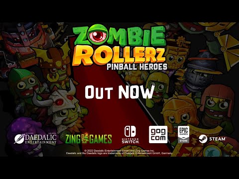 Zombie Rollerz: Pinball Heroes - OUT NOW on PC and Switch! - YouTube