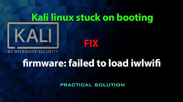 KALI FIX: firmware: failed to load iwlwifi
