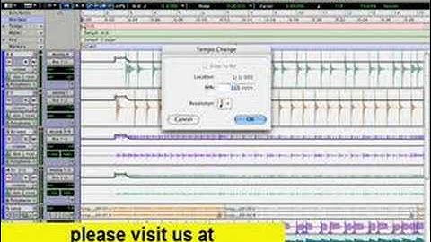 ProTools Elastic Audio (Elastic Time): Changing Song Tempo