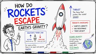 How Do Rockets Escape Earth’s Gravity 🚀 | The Physics Explained