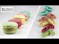 Macaron || Макарон || 5 разных начинок!! 🇫🇷 (фисташка, малина, маракуйя, крем-брюле, мята-лимон)