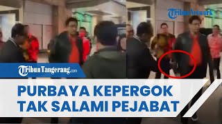 PURBAYA CAUSES A Uproar! Caught Not Greeting Officials Upon Arrival, Is There an Internal Problem...