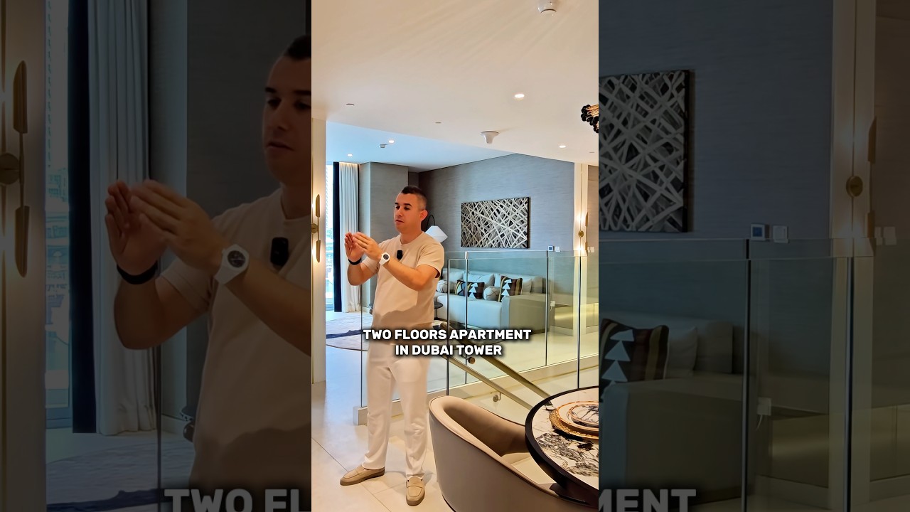 Watch full tour of this apartment on my channel - two floors duplex #realestate #dubai #property