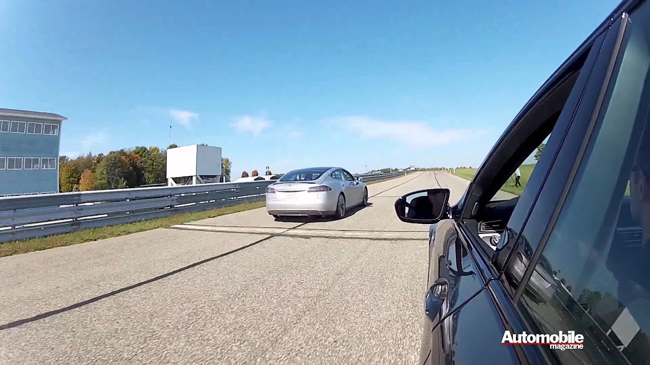 Tesla bmw drag race #3