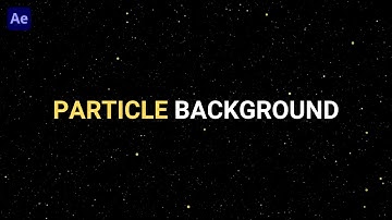 Easy Particle Background After Effects Tutorial (No Plugins Needed)