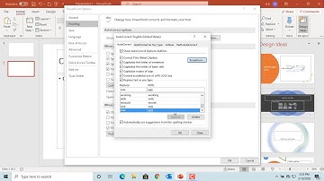How to Change Auto Correct Options in Power Point - Office 365