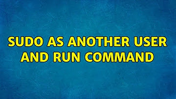 Sudo as another user and run command