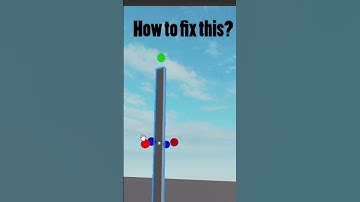 How to fix this problem with Scale/Move in Roblox Studio #roblox #robloxstudio #shorts