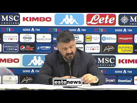 Napoli-Lecce 2-3, Gattuso: "Siamo troppo fragili"