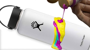 CUSTOMIZING A HYDRO FLASK 🎨 (Giveaway) !!