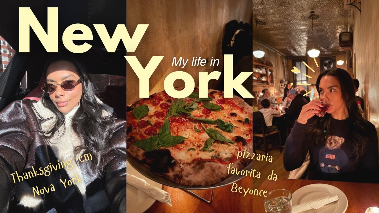 Thanksgiving em NYC, pizzaria FAVORITA da Beyoncé e receita de torta de cebola caramelizada
