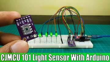 CJMCU 101 OPT101 Analog light sensor with Arduino [Source code and circuit diagram]