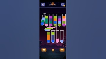 Water sort puzzle level 104 /#shorts