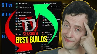 Diablo 4 - Maxroll Season 4 Class & Builds Tier List