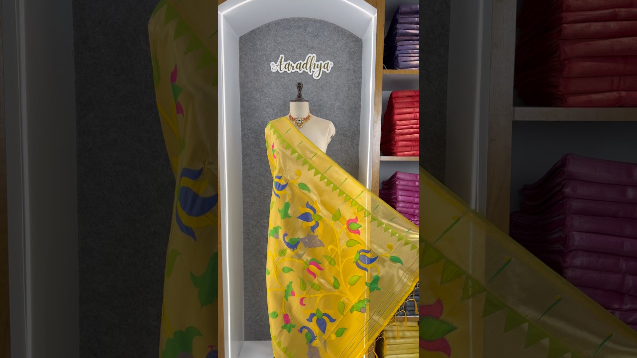 Paithani Soft Silk Lotus Jaal Dupatta
