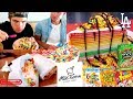 Rainbow Crepe Cake, Cotton Candy Ice cream Burrito, Cereal + 10,000 Calorie Insane Desserts Mukbang