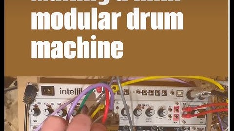 HOW TO MAKE A MINI MODULAR DRUM MACHINE