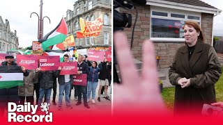 Angela Rayner dodges protest as she insists Hamilton by-election candidate is ‘in it to win it’