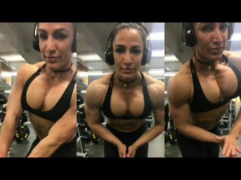 Female Fitness Motivation 2019 - SLOW MO  Vanessa Dominguez FLEXING! Part - 213