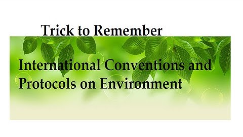 Trick To Remember Environment Conventions and Protocols