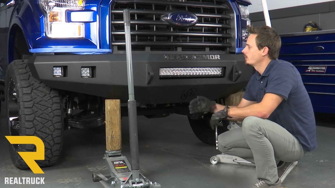 How to Install Road Armor Stealth Base Front Bumper on a 2017 Ford F-150