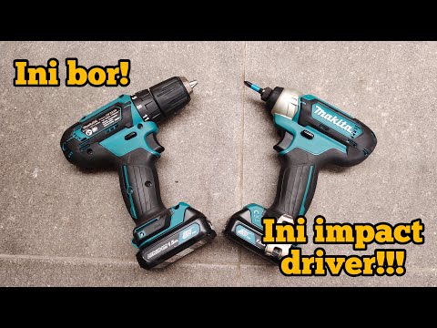 Video: Apa perbedaan antara driver bor dan bor?