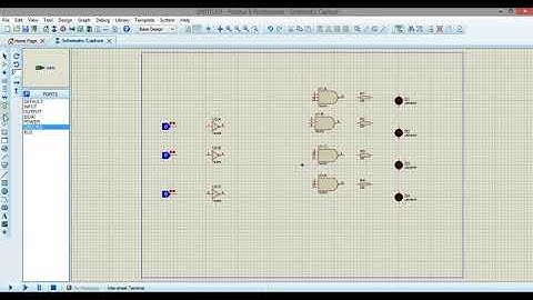 Rangkaian decoder 2 to 4 with enable