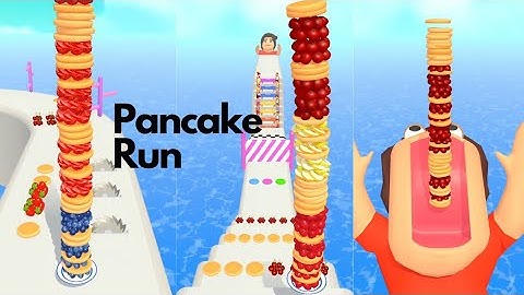 Pancake 🥞 Run Game | Level 24-44 | Satisfying Gameplay Walk-through #games #gaming #pancakerun