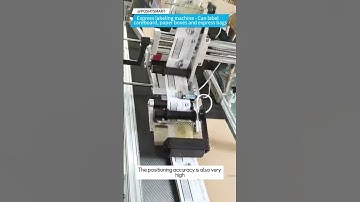 Express labeling machine - Can label cardboard, paper boxes and express bags