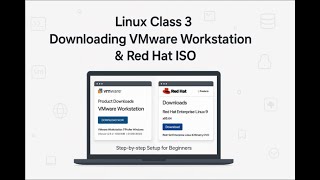 Linux Masterclass Day 3: How to Download VMware Workstation & Red Hat ISO | Step-by-Step Guide