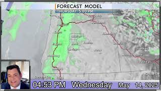 Colder tonight with warming and some showers ahead for Central Oregon