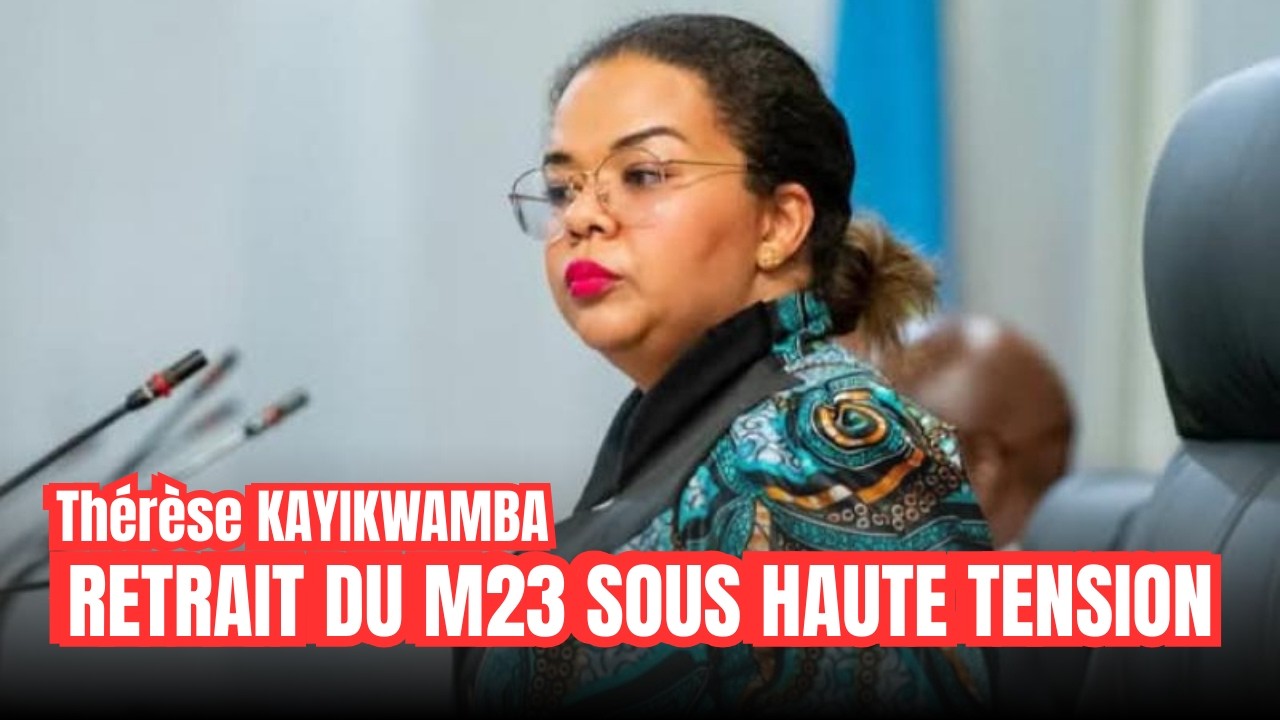 CESSEZ-LE-FEU : THÉRÈSE KAYIKWAMBA LANCE UN AVERTISSEMENT SOLENNEL