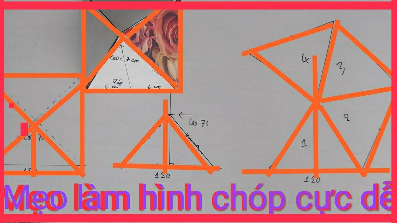 Cách làm cắt hình chóp trụ ai không biết đều làm được