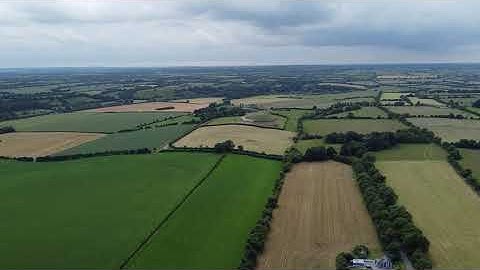 Dowth & Newgrange From The Air