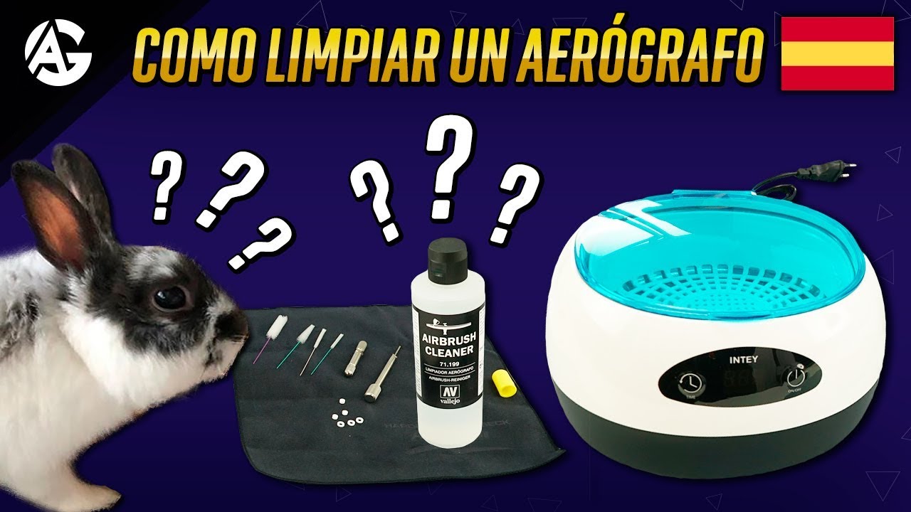 COMO LIMPIAR UN AEROGRAFO - Angel GiraldeZ