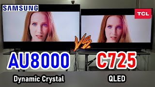 Samsung AU8000 vs TCL C725: Dynamic Crystal Color vs QLED ¿Tienen HDMI 2.1