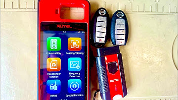 Water Damaged Nissan Murano 2018 Prox key and New Key with Autel KM100