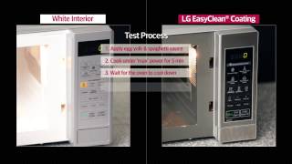 Lg Cmo Microwave - Easyclean Demonstration