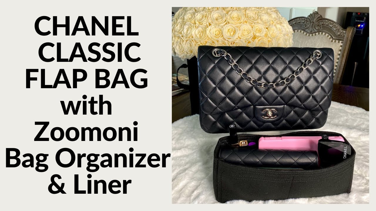 Guide to Keeping CHANEL CLASSIC FLAP Bag Organized and Protected with Zoomoni  Organizer/Liner/Shaper 